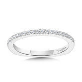 Straight Diamond Wedding Band